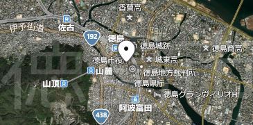 近畿日本ツーリスト(株)徳島支店＜徳島の地図